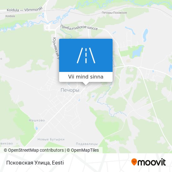 Псковская Улица kaart