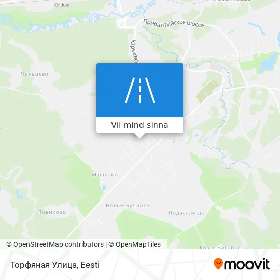 Торфяная Улица kaart