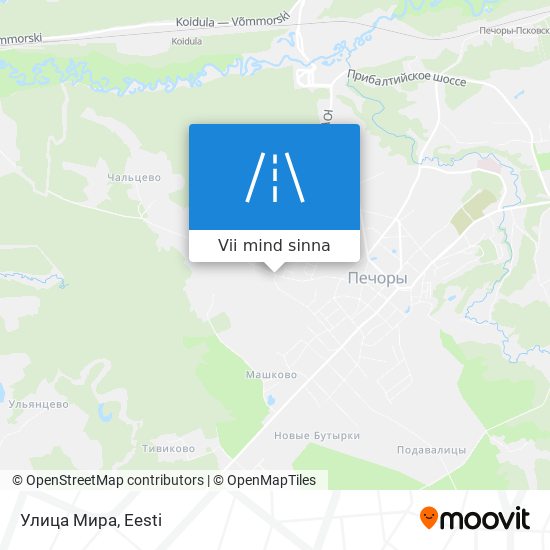 Улица Мира kaart