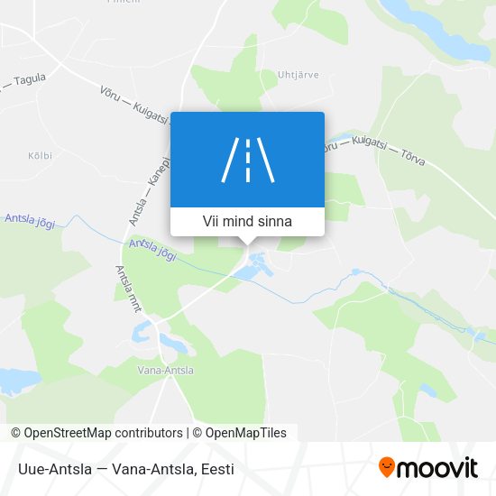 Uue-Antsla — Vana-Antsla kaart