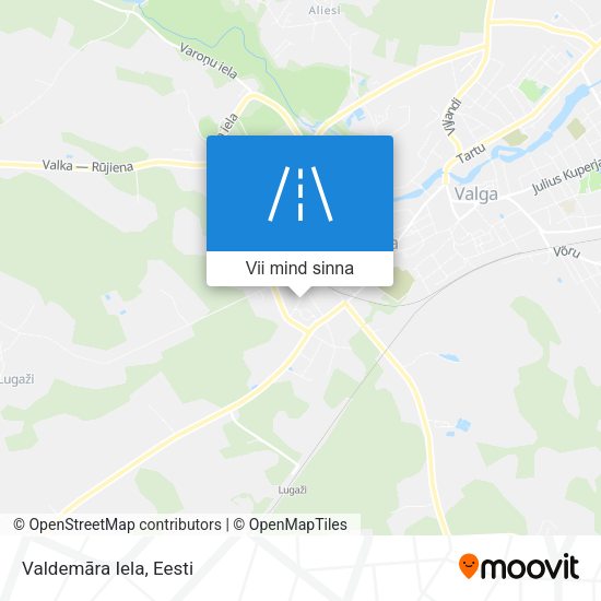 Valdemāra Iela kaart