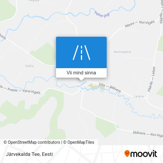 Järvekalda Tee kaart