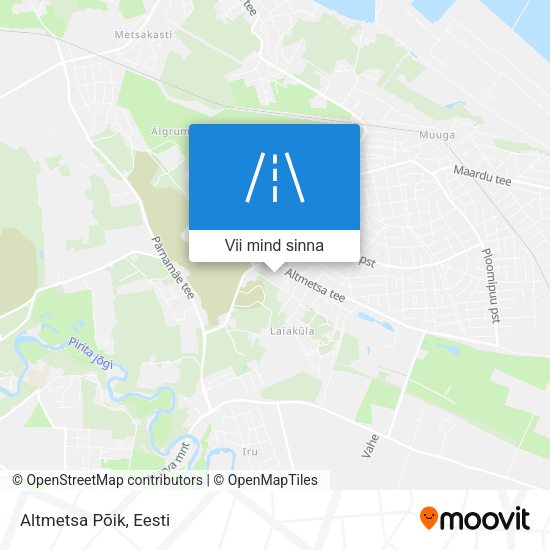 Altmetsa Põik kaart