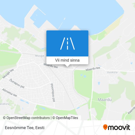 Eesnõmme Tee kaart