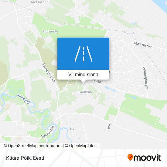 Käära Põik kaart