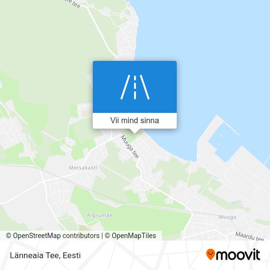 Länneaia Tee kaart