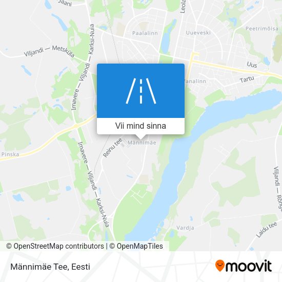 Männimäe Tee kaart