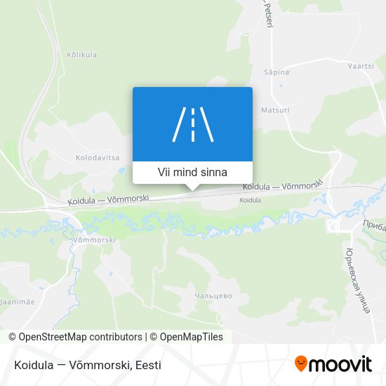 Koidula — Võmmorski kaart