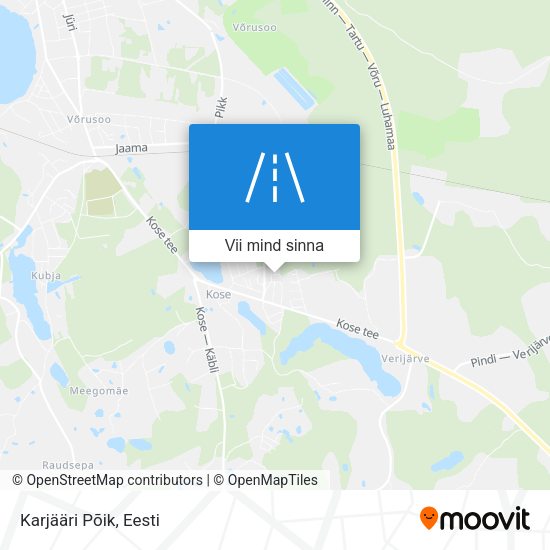 Karjääri Põik kaart