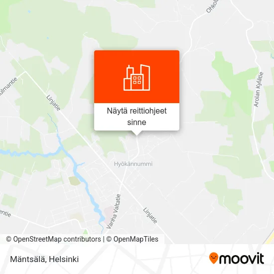 Mäntsälä kartta
