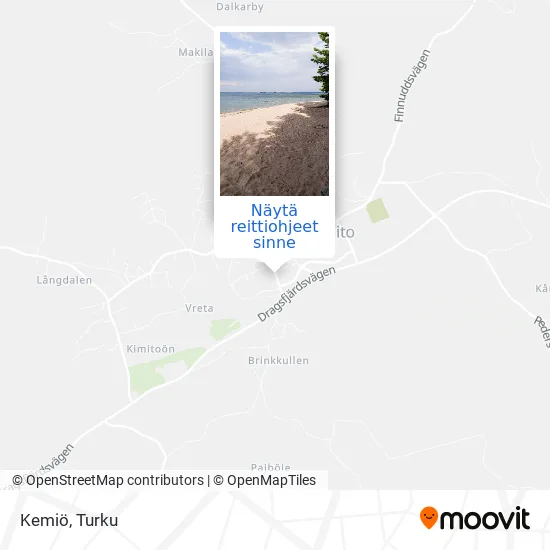 Kemiö kartta