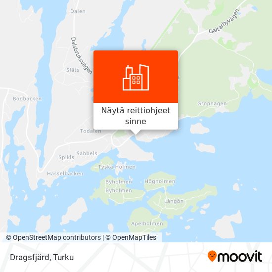 Kuinka päästä kohteeseen Dragsfjärd paikassa Turku kulkuvälineellä Bussi?
