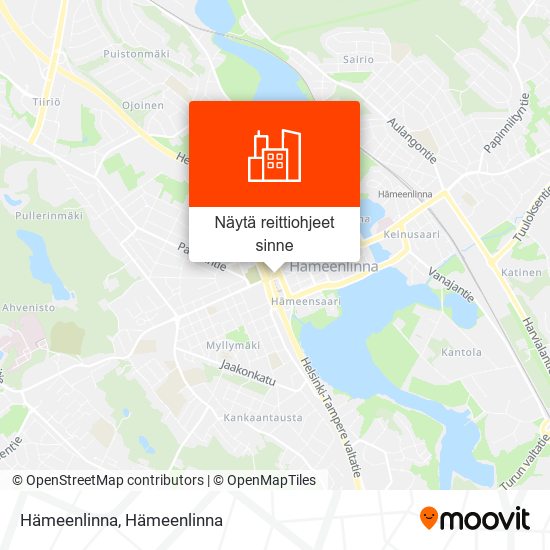 Hämeenlinna kartta