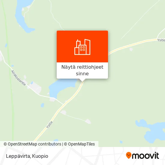 Leppävirta kartta