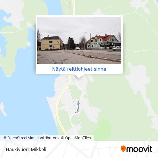 Haukivuori kartta