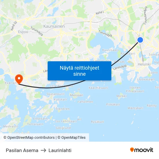 Pasilan Asema | 🚆🛍🏨 to Laurinlahti map