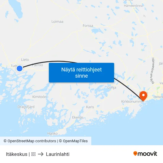 Itäkeskus | 🛍️🌳 to Laurinlahti map