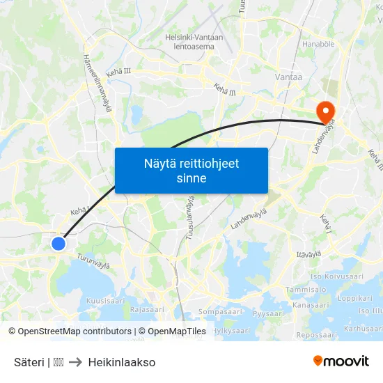 Säteri | 🏢🌳 to Heikinlaakso map