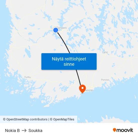 Nokia B to Soukka map