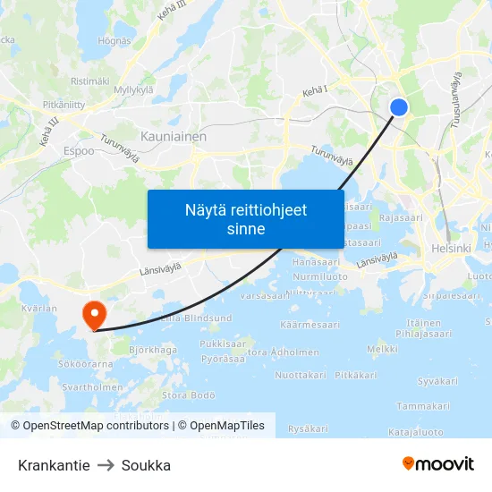 Krankantie to Soukka map