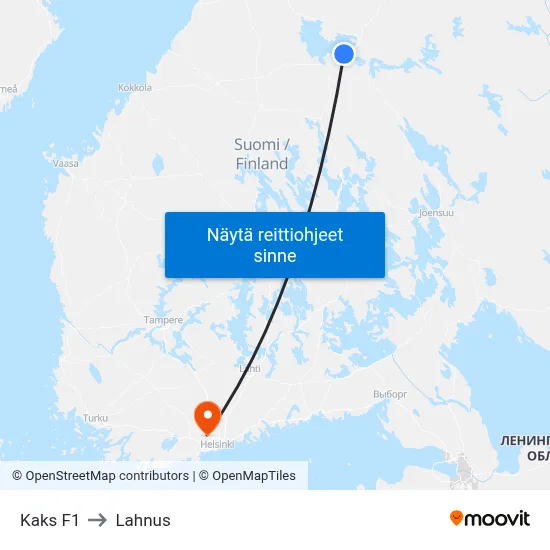 Kaks F1 to Lahnus map