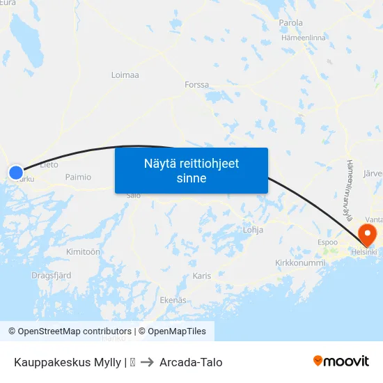 Kauppakeskus Mylly | 🛍 to Arcada-Talo map