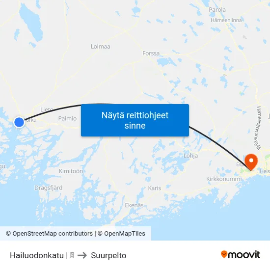 Hailuodonkatu | 🌳 to Suurpelto map