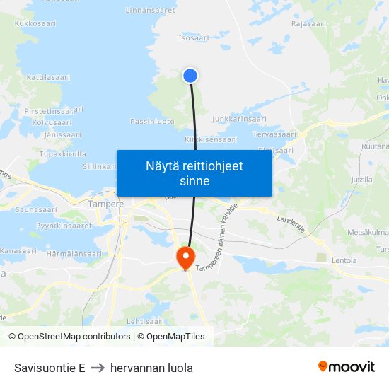 Savisuontie E to hervannan luola map