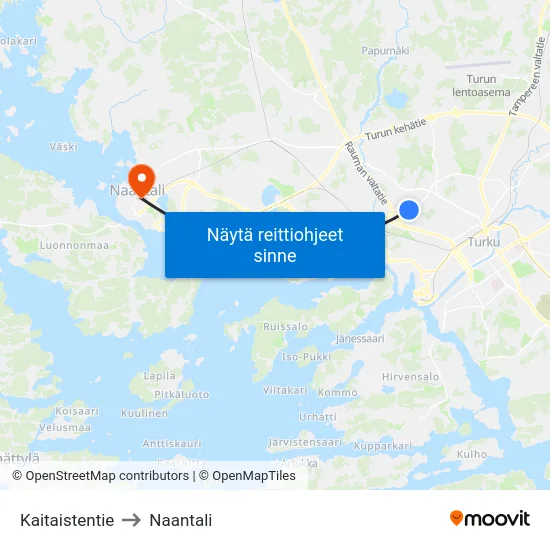 Kaitaistentie [Suikkila] to Naantali map