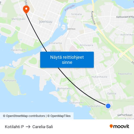 Kotilahti P to Carelia-Sali map