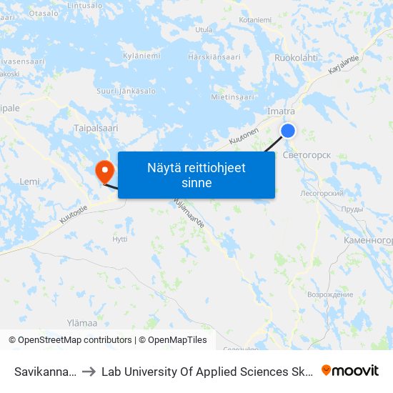 Savikannantie, 3 to Lab University Of Applied Sciences Skinnarilan Campus map