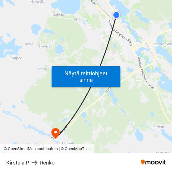 Kirstula P to Renko map