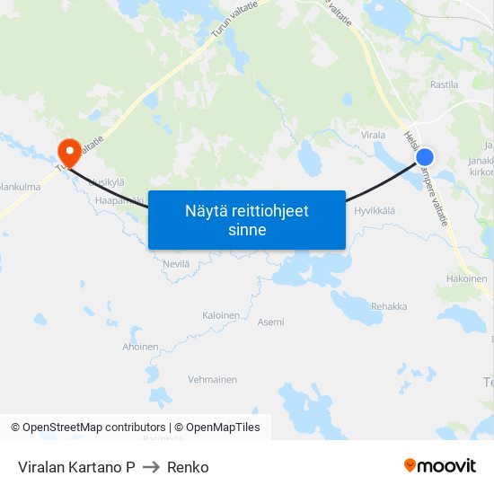 Viralan Kartano P to Renko map