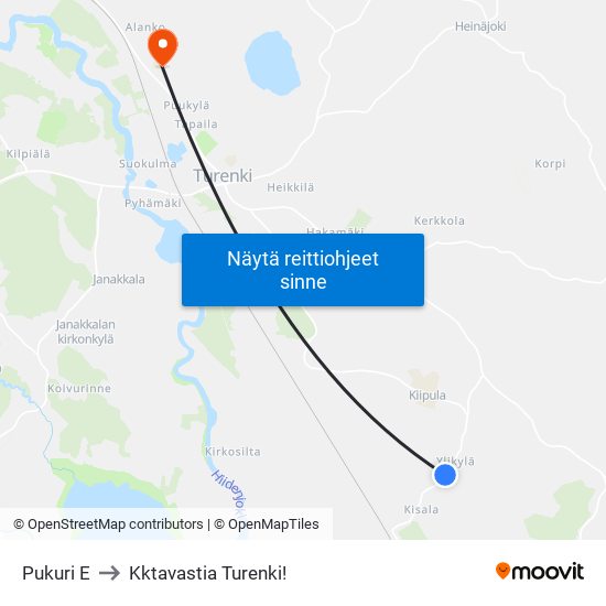Pukuri E to Kktavastia Turenki! map