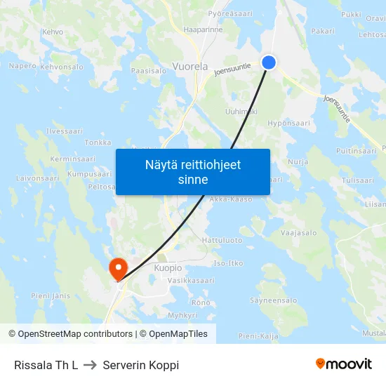 Rissala Th L to Serverin Koppi map