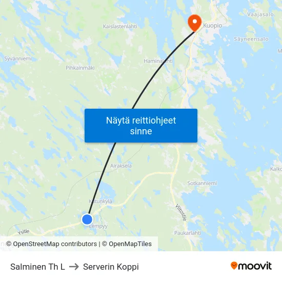 Salminen Th L to Serverin Koppi map
