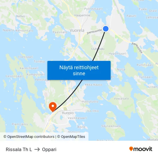 Rissala Th L to Oppari map