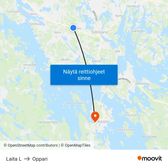 Laita L to Oppari map
