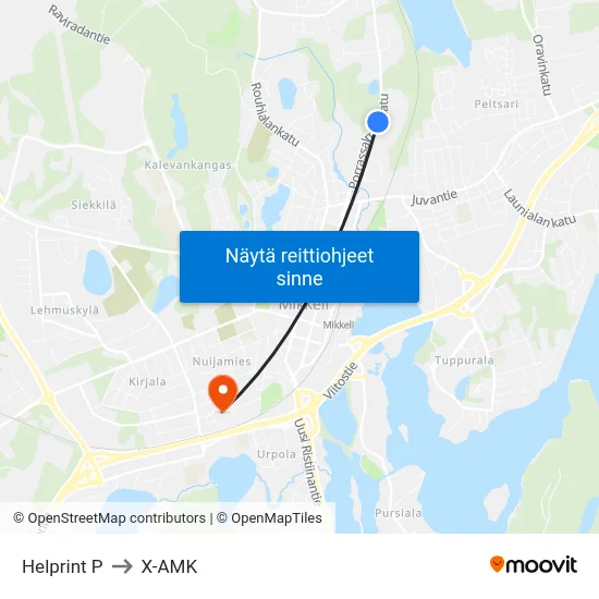 Helprint P to X-AMK map