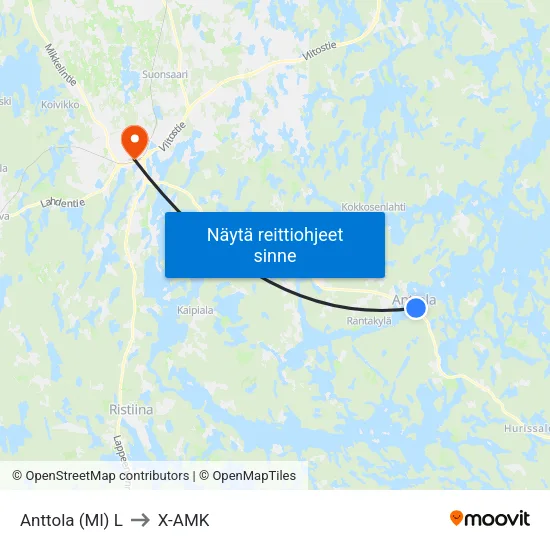 Anttola (Ml)  L to X-AMK map