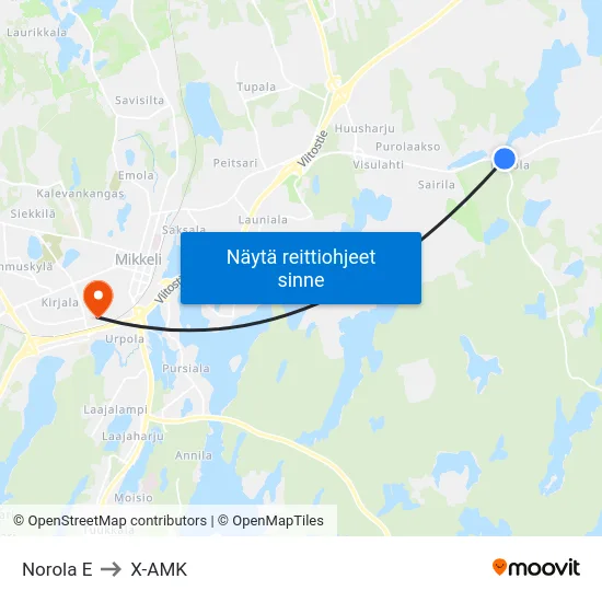 Norola  E to X-AMK map