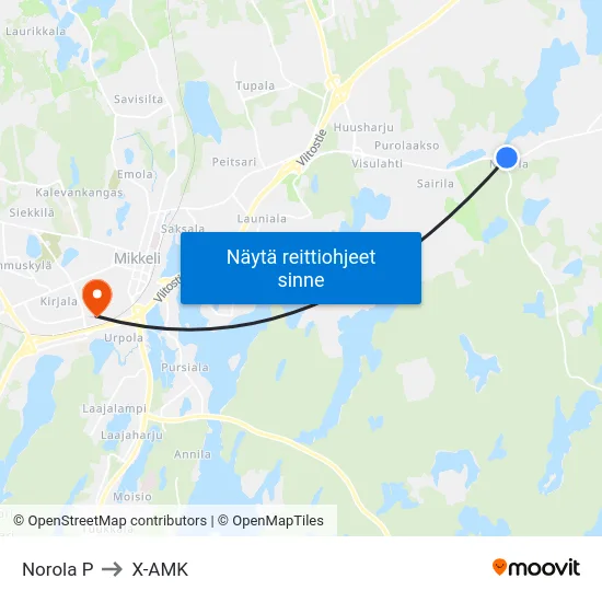 Norola  P to X-AMK map