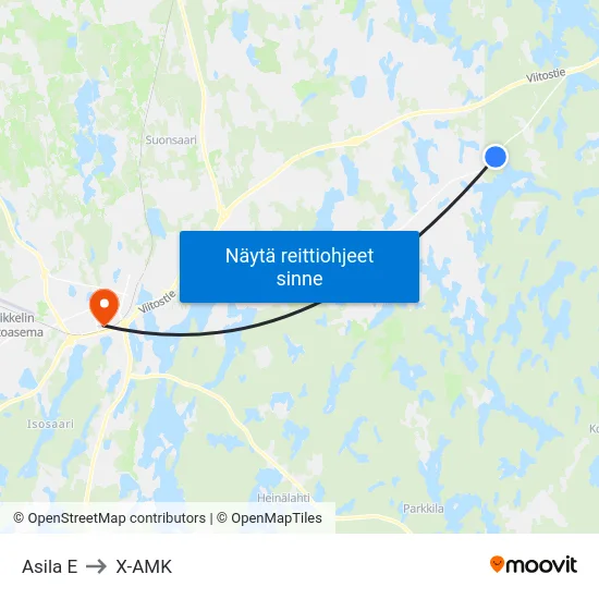 Asila  E to X-AMK map