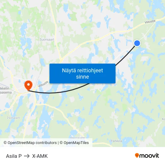 Asila  P to X-AMK map