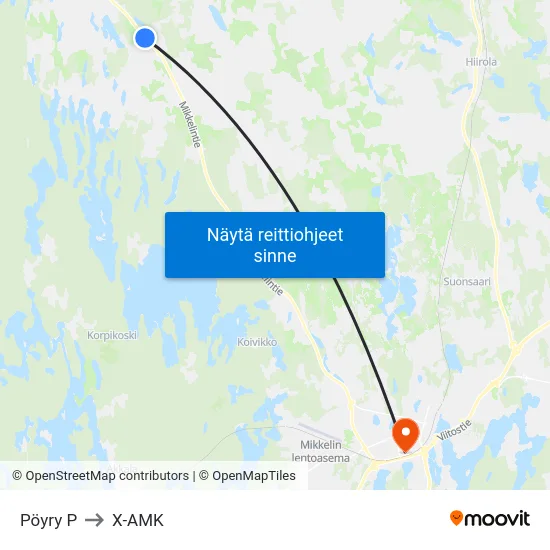 Pöyry  P to X-AMK map