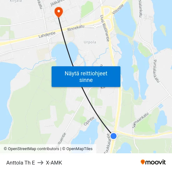 Anttola Th  E to X-AMK map