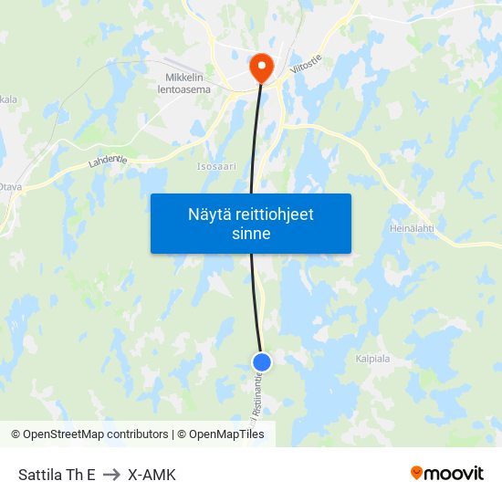 Sattila Th  E to X-AMK map
