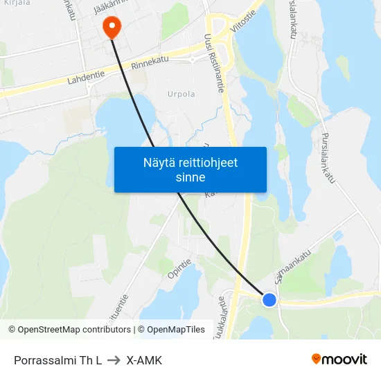 Porrassalmi Th  L to X-AMK map
