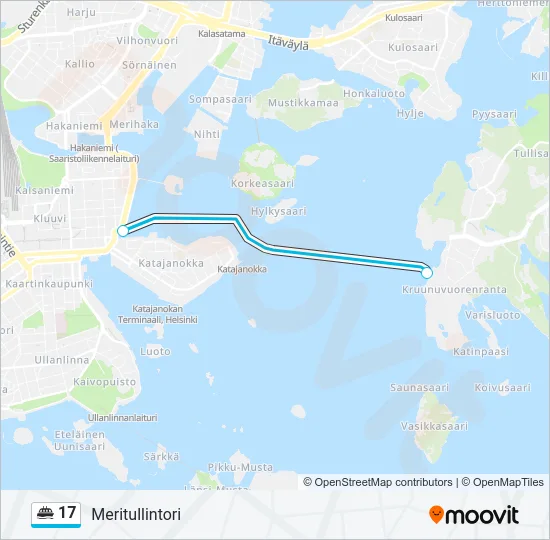17 Ferry Line Map