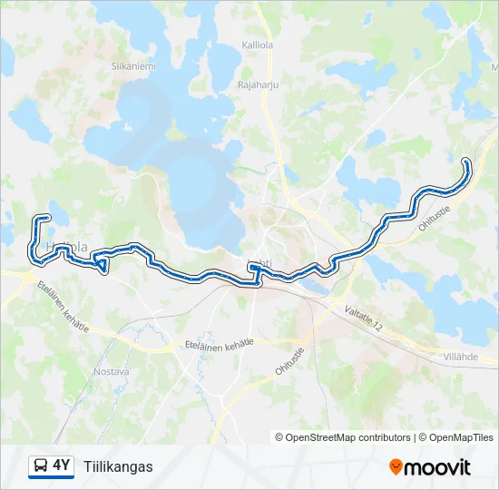 4Y Bus Line Map